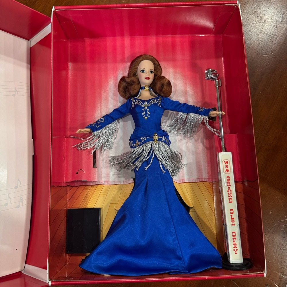 Mattel Grand Ole Opry Rising Star Barbie Collector Doll WITH Sealed CD 12in 1998